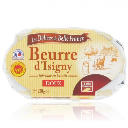 Beurre doux en beurrier, Belle France (250 g)