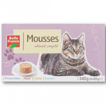 Mousse chat multivitamines