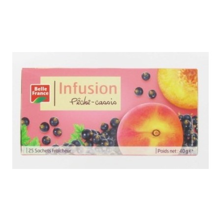 Infusion pêche cassis x 25 sachets