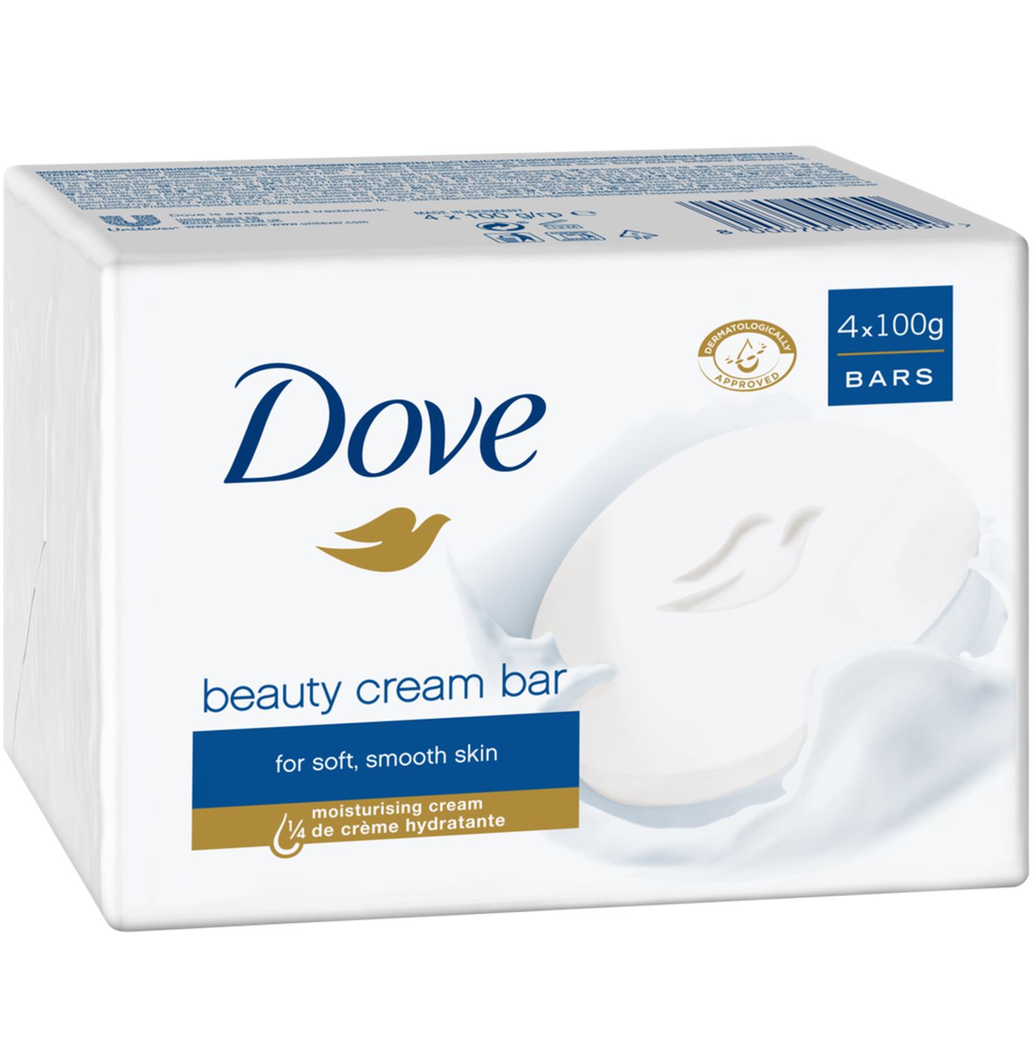 Savon Dove beauty cream bar x4
