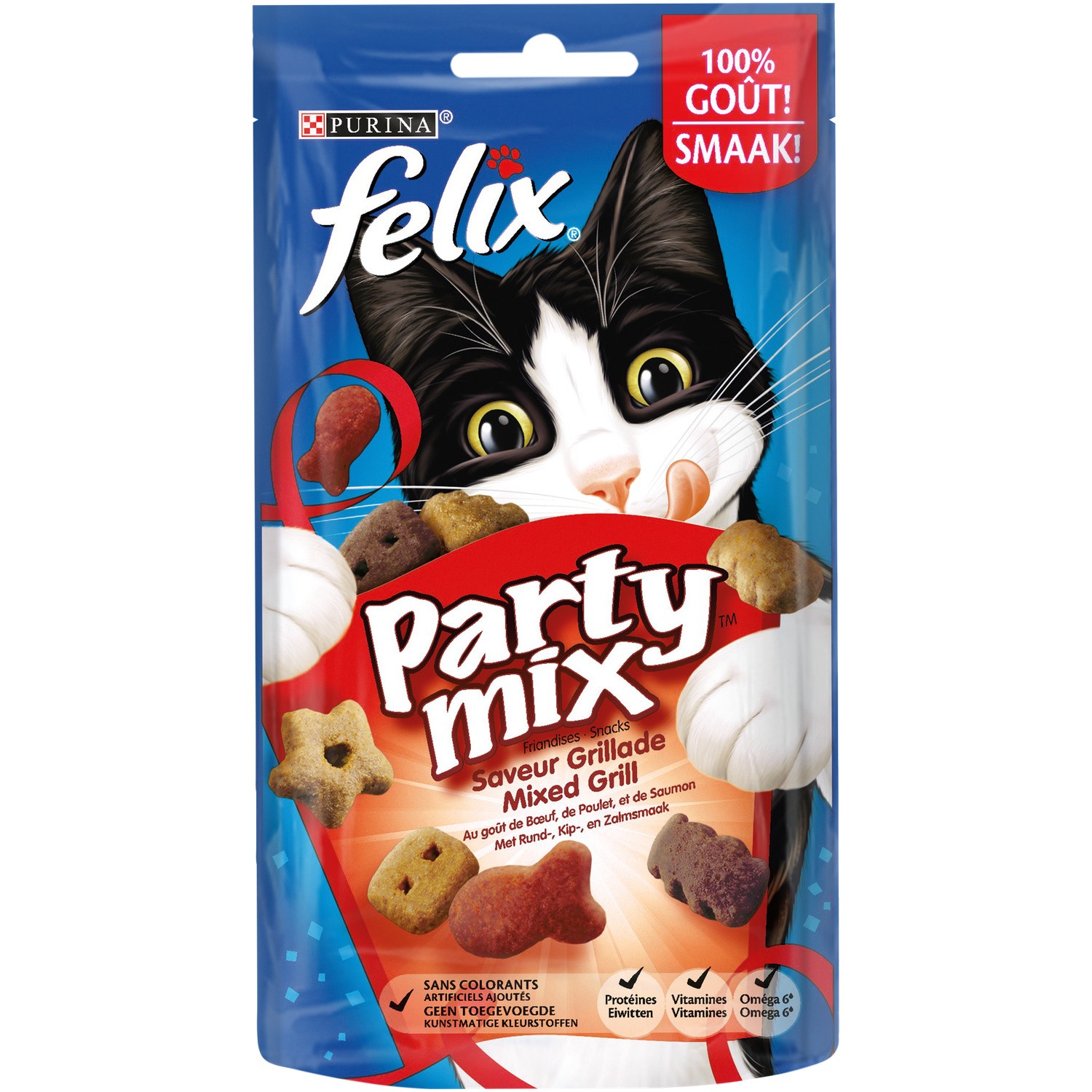 Friandises pour chat Party Mix saveur grillade