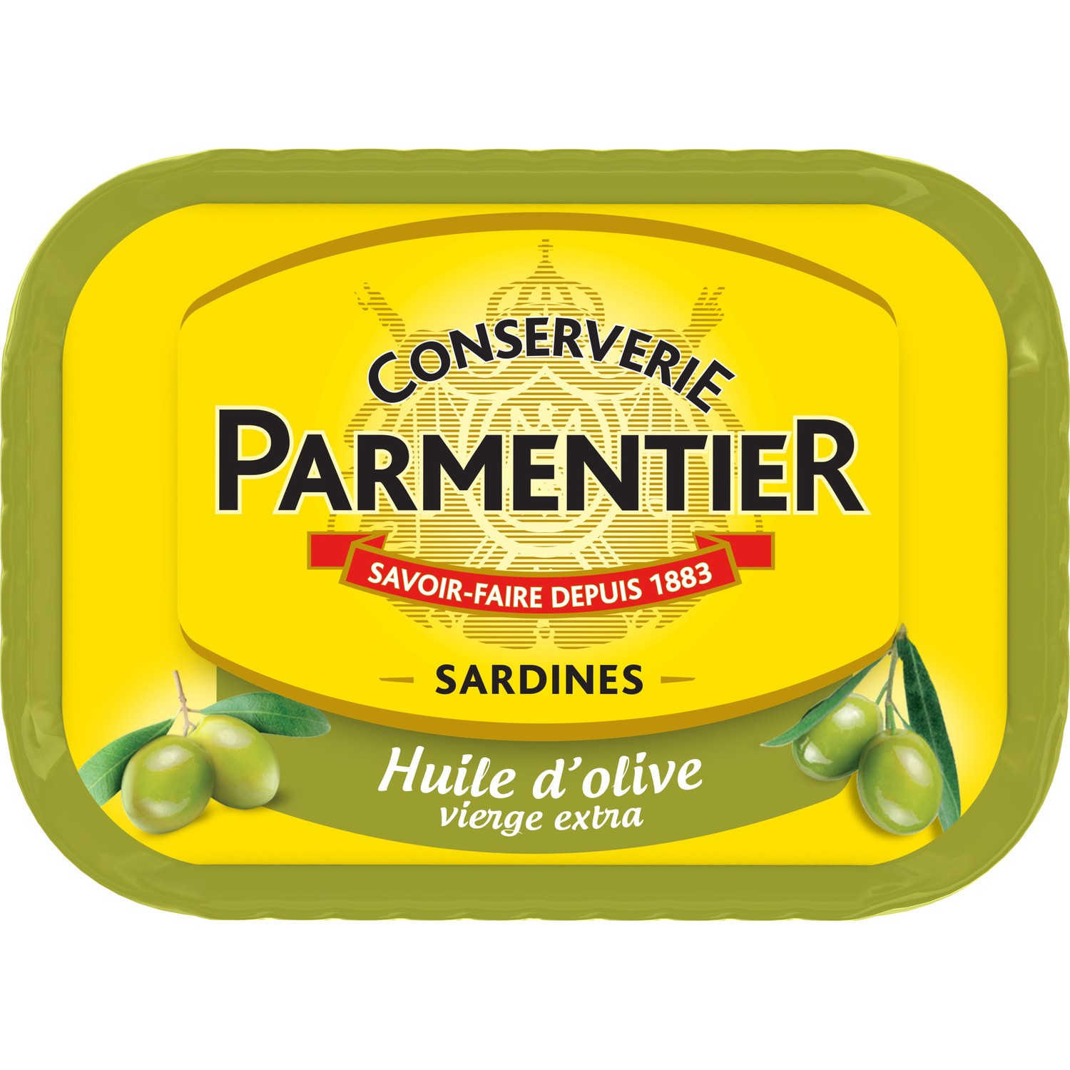 Sardines avec un filet d'huile d'olive vierge extra