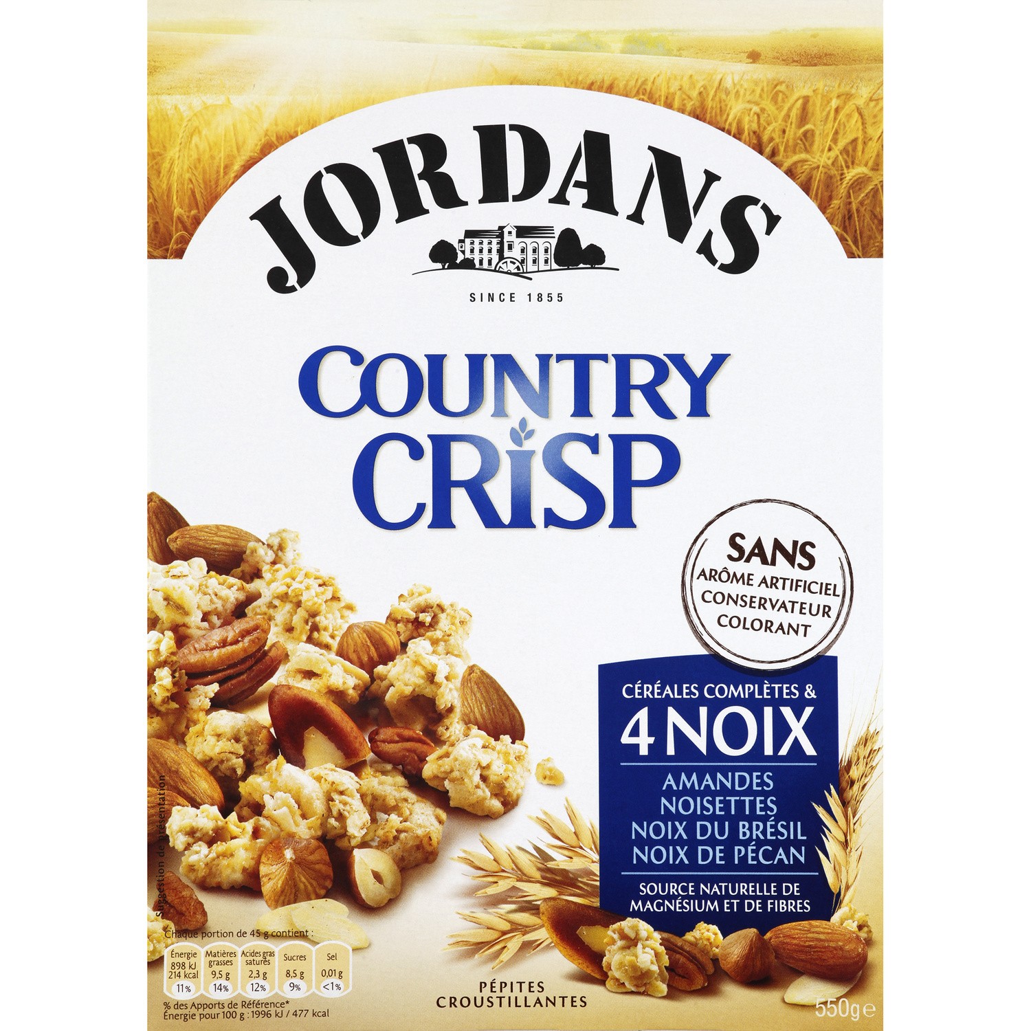 Céréales Country Crisp 4 noix