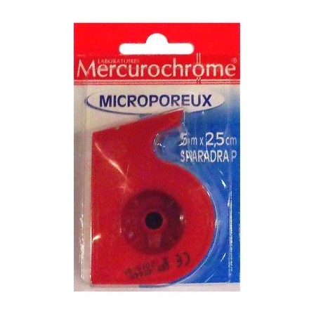 Sparadrap microporeux