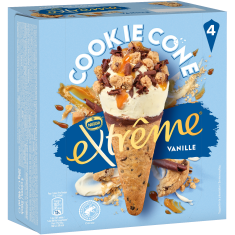 EXTREME Cookie Cône Vanille