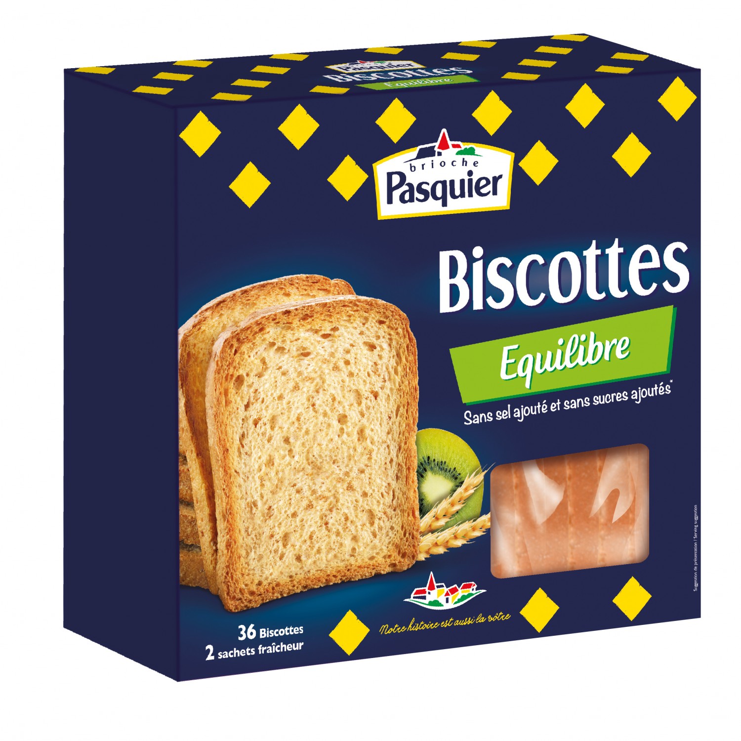 Biscottes 36 tranches Equilibre