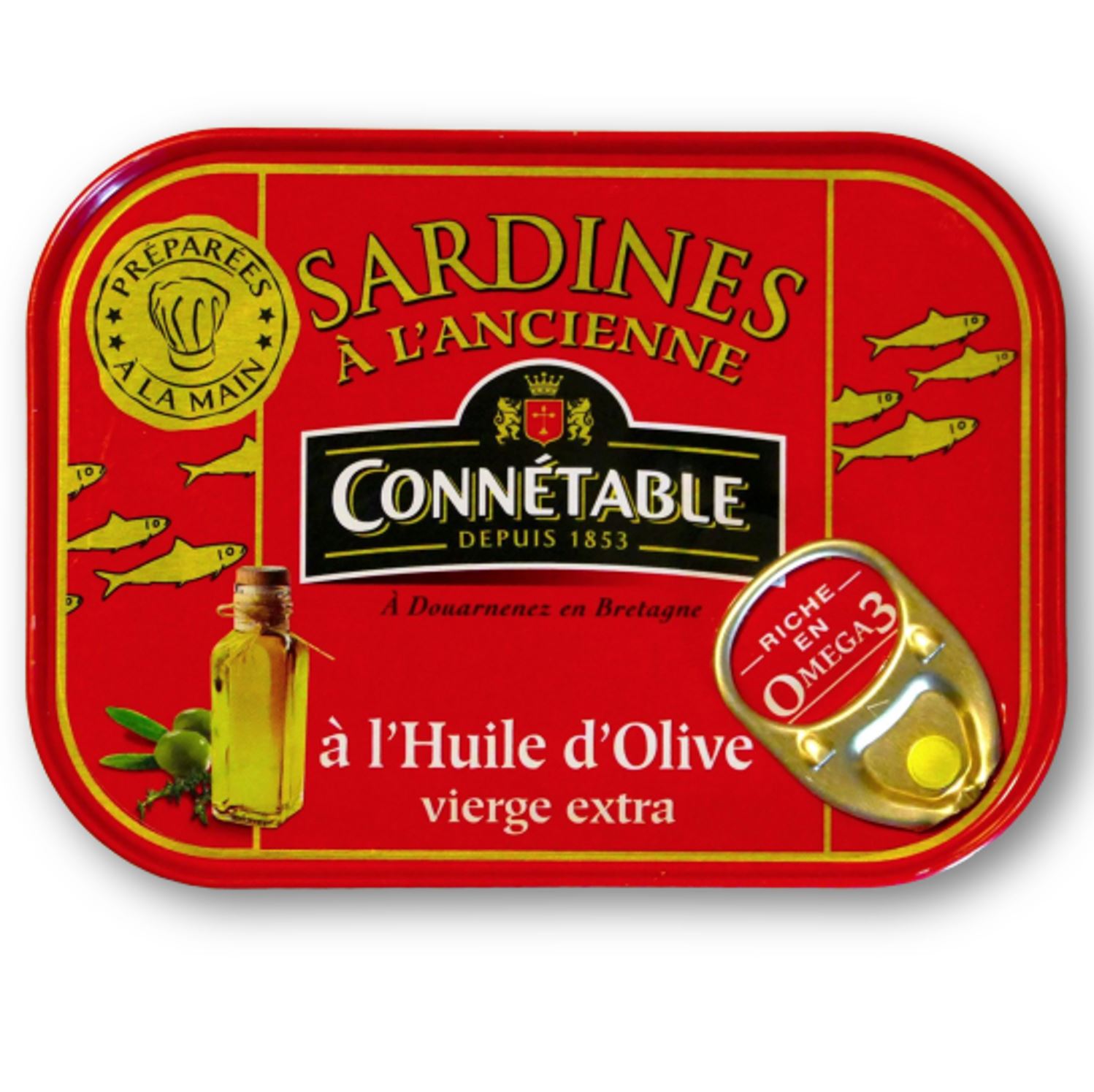 Sardines a l'huile d'olive 