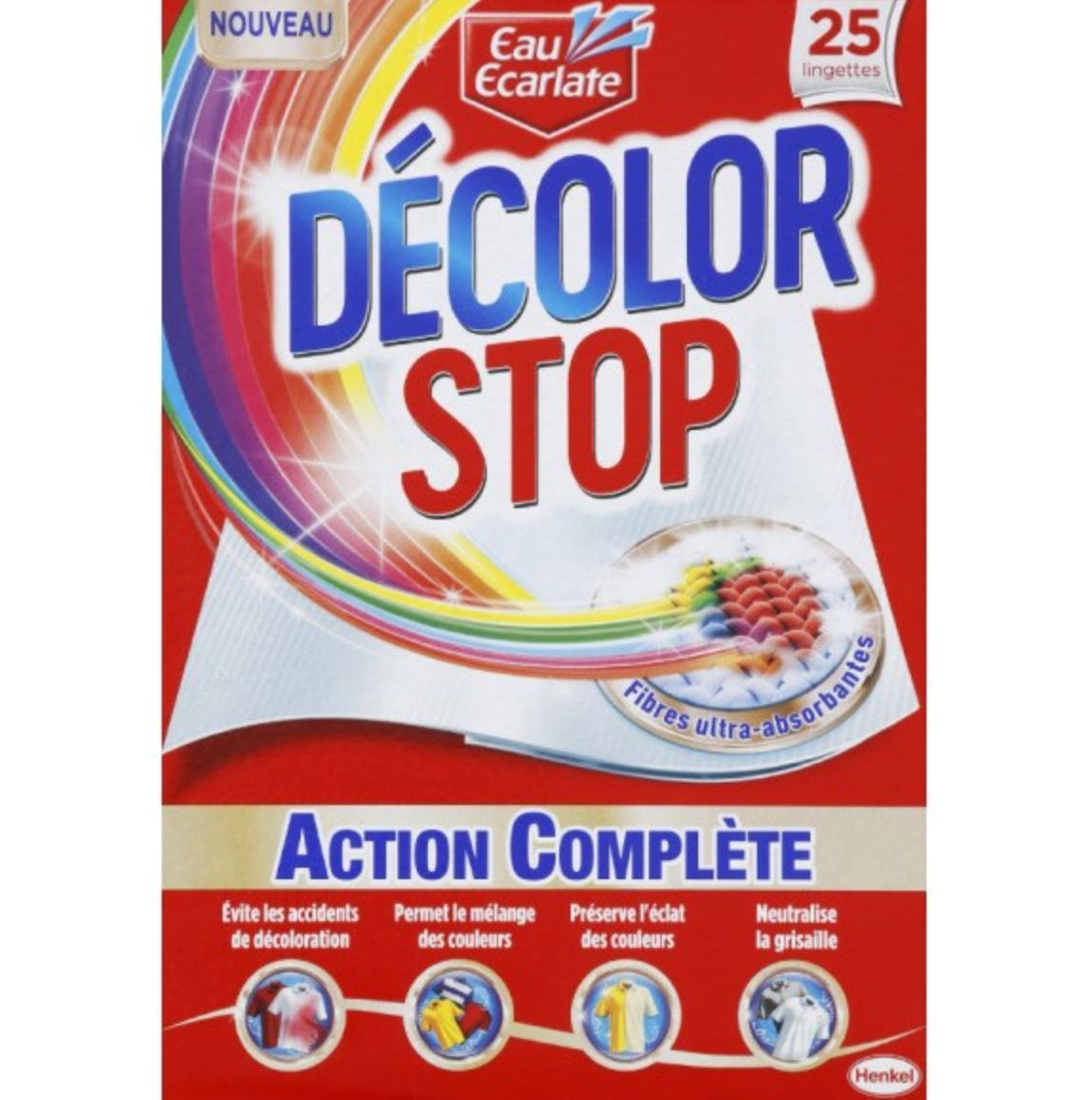 25 Lingettes Décolor Stop