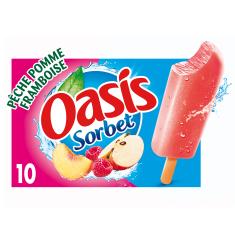 Oasis Pêche Pomme Framboise 10x40g