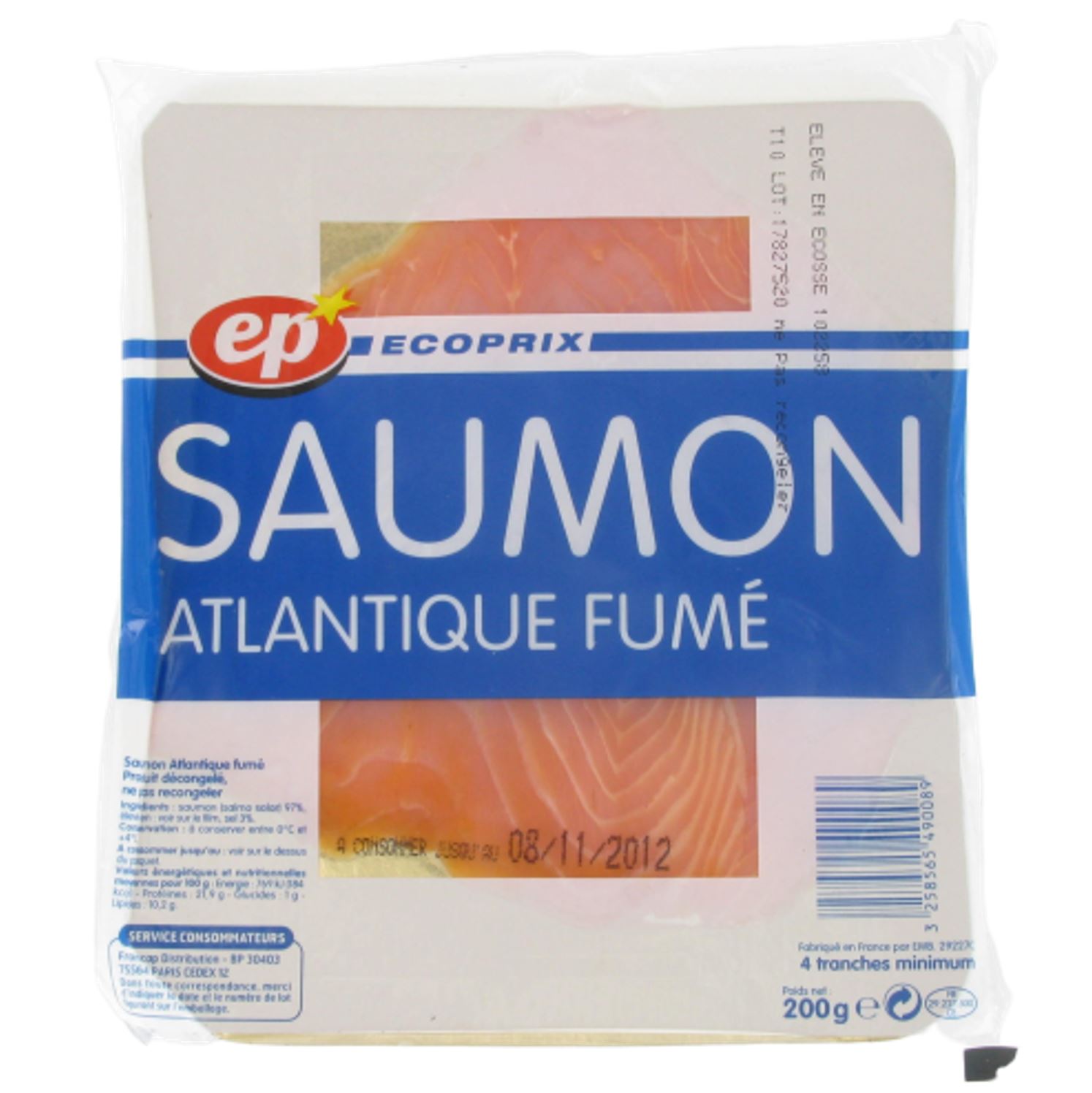 Saumon  Atlantique fume