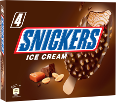 Snickers bâtonnet glace - x4 - 