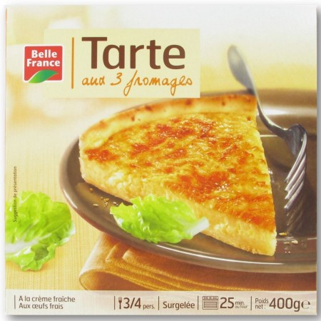 TARTE AUX 3 FROMAGES BF ETUI 400 G