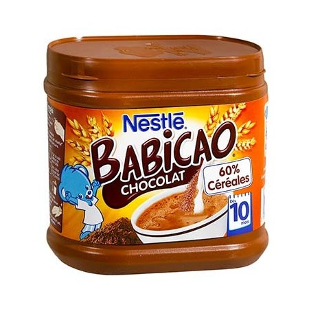 Poudre chocolatée 60% céréales BABICAO