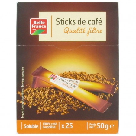 Café L'Or classique soluble en stick - Boîte de 25