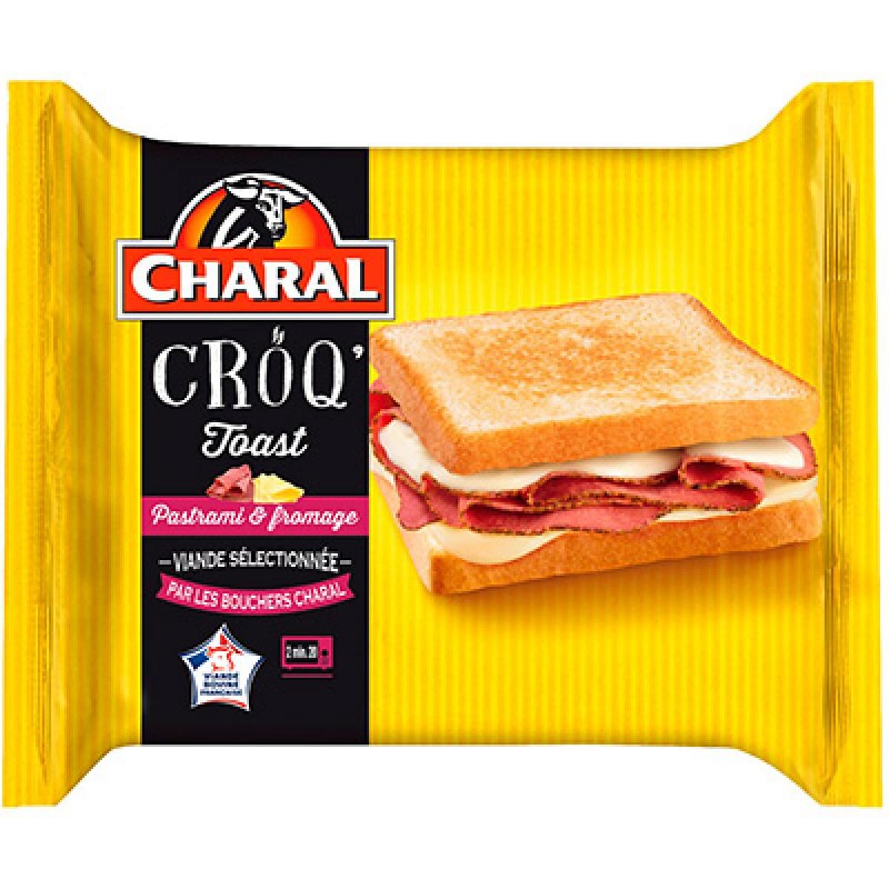 Croq'Toast pastrami & fromage
