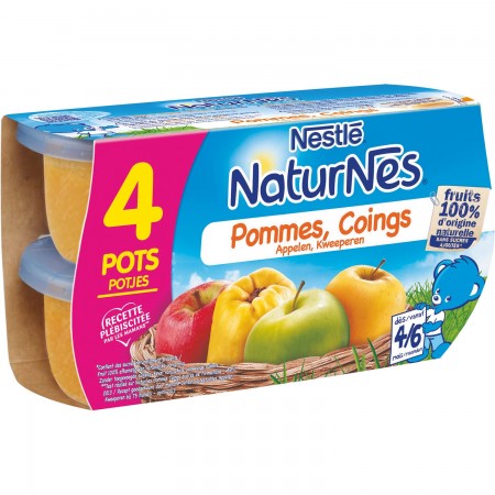 Nestlé Bébé P'tit Brassé Nature sans sucres ajoutés - Laitage dès 6 mois -  4 x 100g : : Epicerie