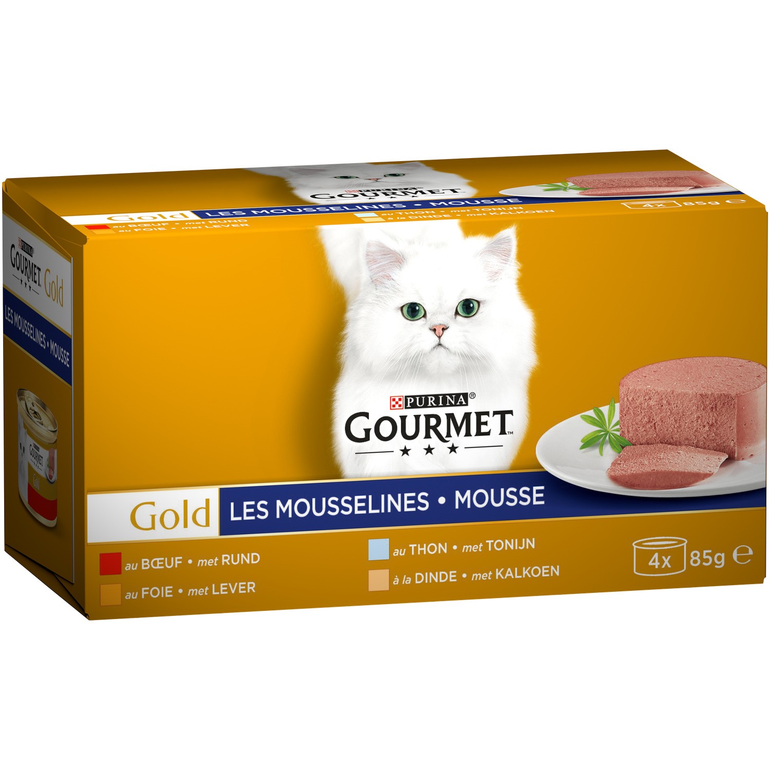 Gourmet gold les mousselines  chat