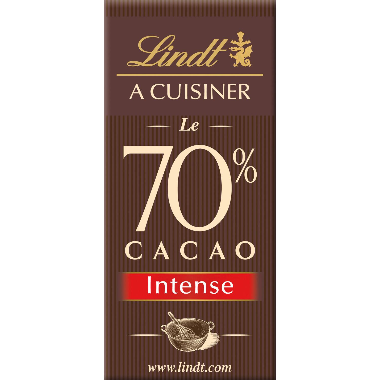 Le 70% Cacao Intense à cuisiner