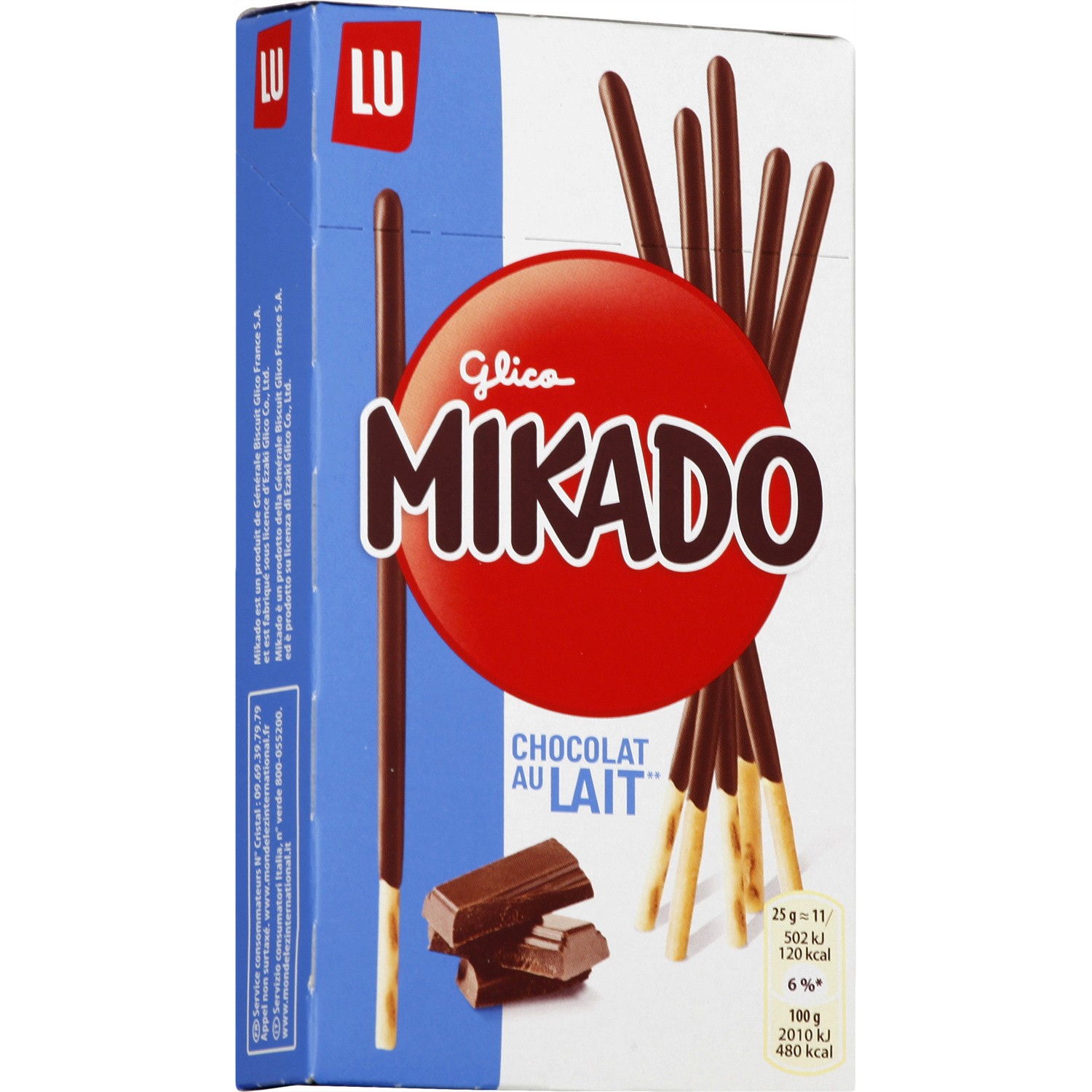 Mikado chocolat au lait