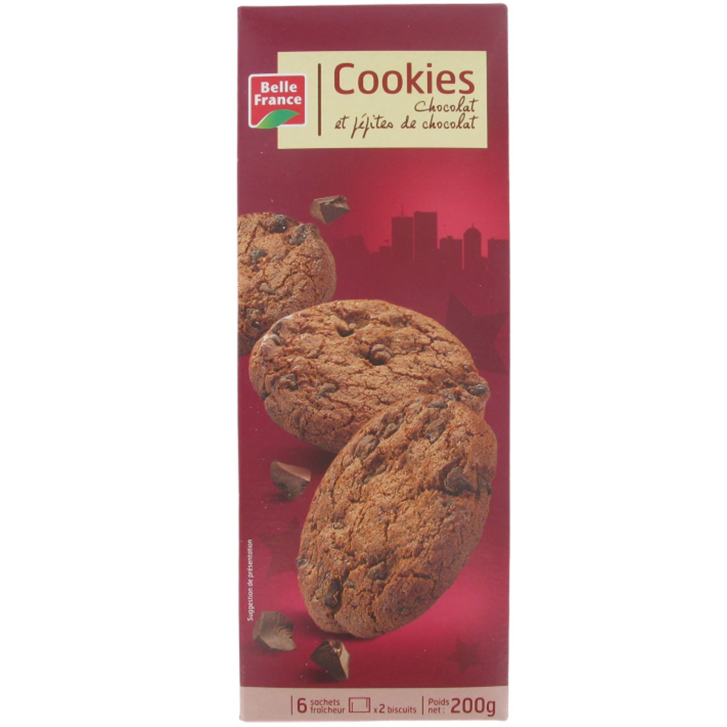 Cookie pépites de chocolat x 12
