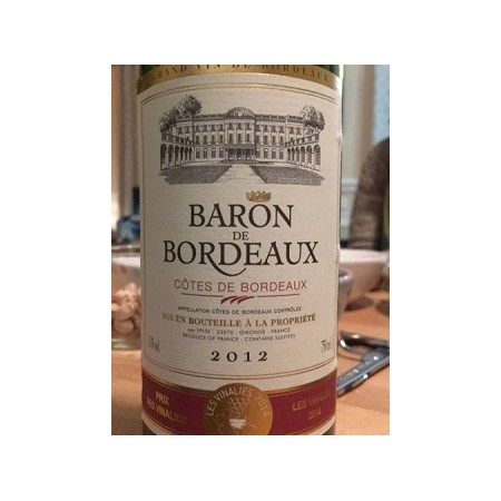 Cotes de Bordeaux baron 2012