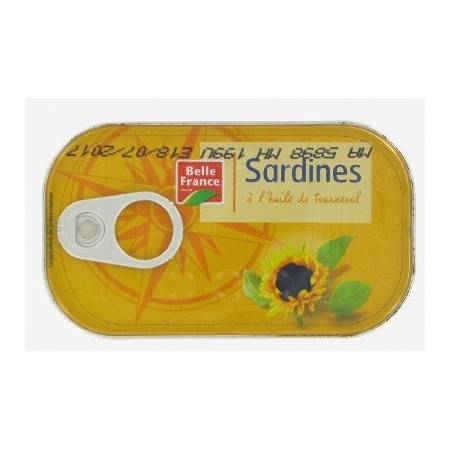 Sardine à l huile de tournesol