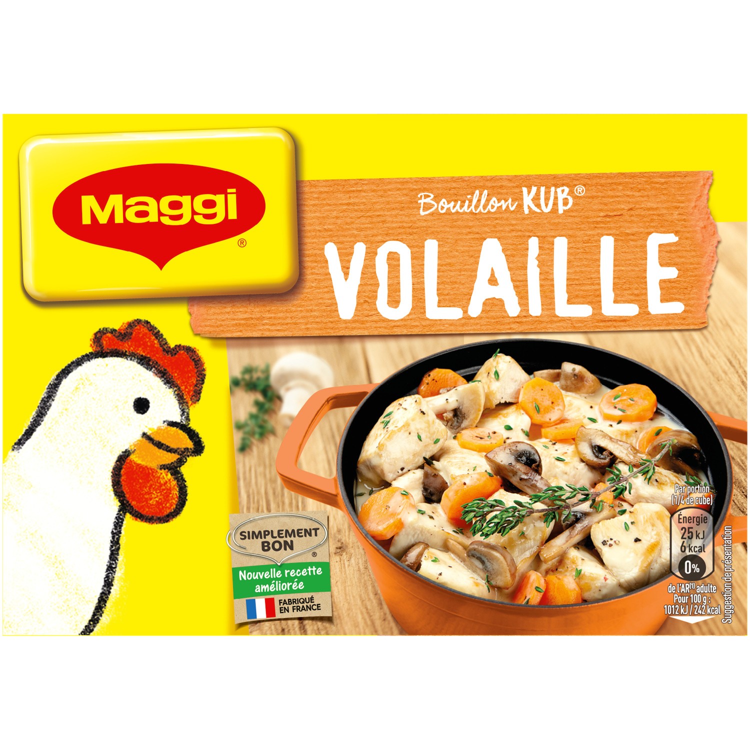 18 Bouillons KUB Volaille