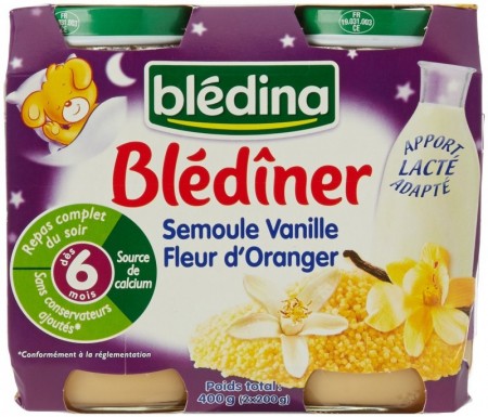 Blédiner semoule vanille