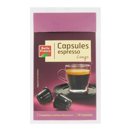 Espresso lungo x 10 capsules