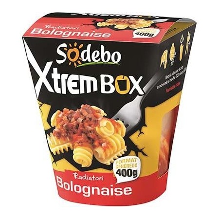Pasta Box fusilli à la bolognaise - Sodebo - 300 g